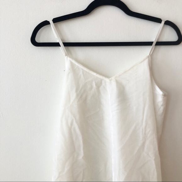 ATM Feather Weight Velvet Cami in Ecru - Picture 3 of 5